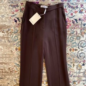 NWT MaxMara brown dress pants.  Women’s Size 6. Originally $335. Custom inseam.